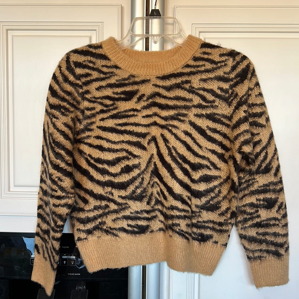Animal print sweater